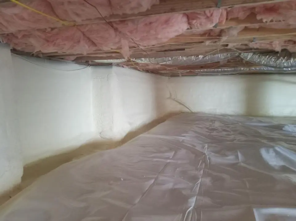 Crawl space encapsulation with closed-cell spray foam for Metal Roof Coating in Mountainside